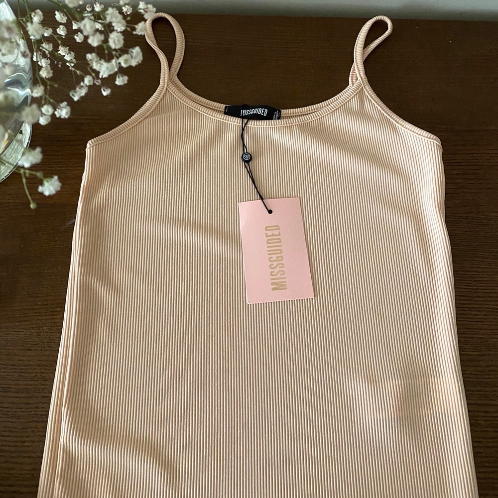 Nude Ribbed Cami - Picture 10 of 10